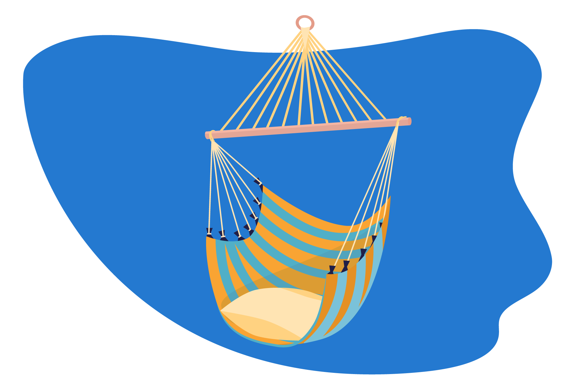 Silla colgante comoda